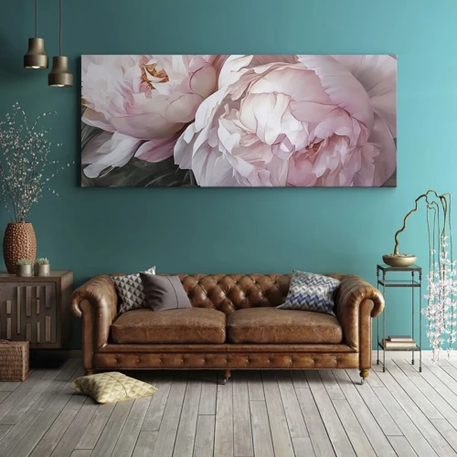 Obraz na plátne - Uchytené v rozkvete - 100x40 cm