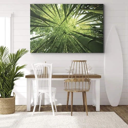 Obraz na plátne - V bambusovom háji - 100x70 cm