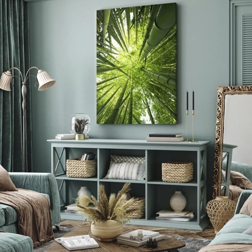 Obraz na plátne - V bambusovom háji - 70x100 cm