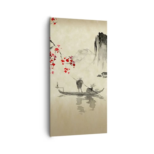 Obraz na plátne - V krajine kvitnúcich čerešní - 65x120 cm