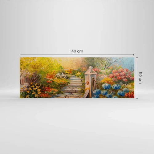 Obraz na plátne - V plnom rozkvete - 140x50 cm