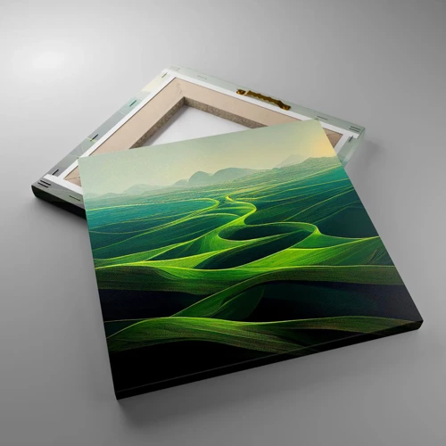 Obraz na plátne - V zelených údoliach - 30x30 cm