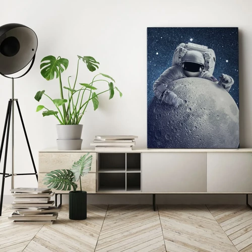 Obraz na plátne - Vesmírny vtipkár - 65x120 cm