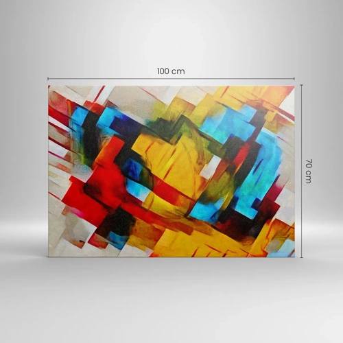 Obraz na plátne - Viacfarebný mix - 100x70 cm