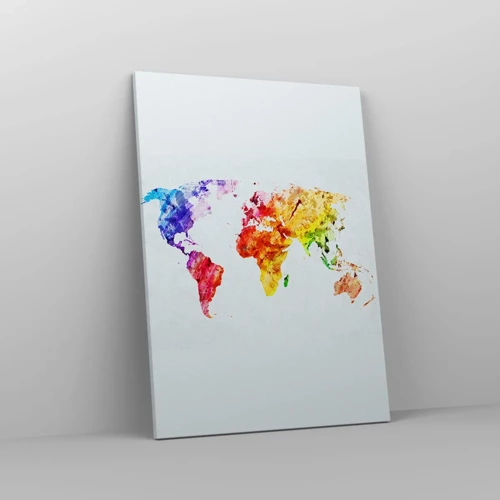 Obraz na plátne - Všetky farby sveta - 50x70 cm