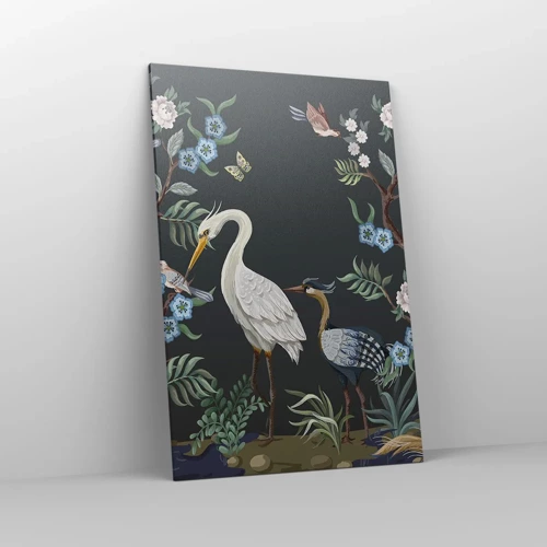 Obraz na plátne - Vtáčí sprievod - 80x120 cm