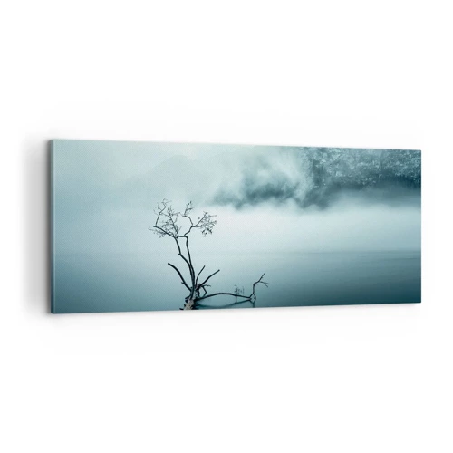 Obraz na plátne - Z vody a hmly - 100x40 cm