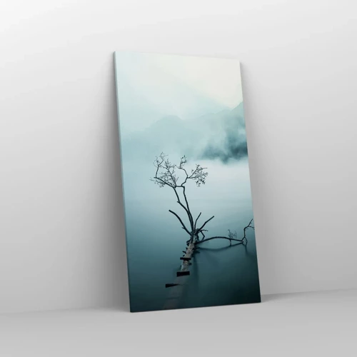 Obraz na plátne - Z vody a hmly - 55x100 cm