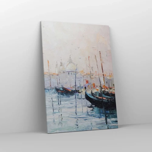 Obraz na plátne - Za vodou, za hmlou - 70x100 cm