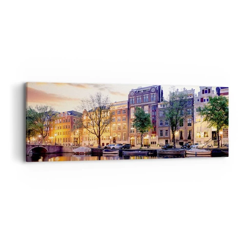 Obraz na plátne - Zdržanlivá a vyrovnaná holandská krása - 90x30 cm