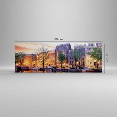 Obraz na plátne - Zdržanlivá a vyrovnaná holandská krása - 90x30 cm
