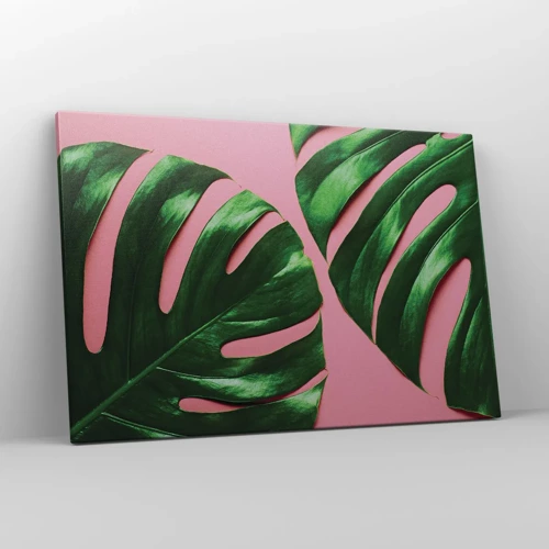 Obraz na plátne - Zelené rendez-vous - 120x80 cm