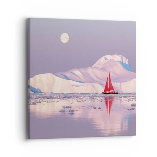 Obraz na plátne - Žiar plachty, chlad ľadu - 40x40 cm