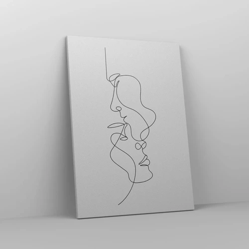 Obraz na plátne - Žiar vášnivých túžob - 50x70 cm