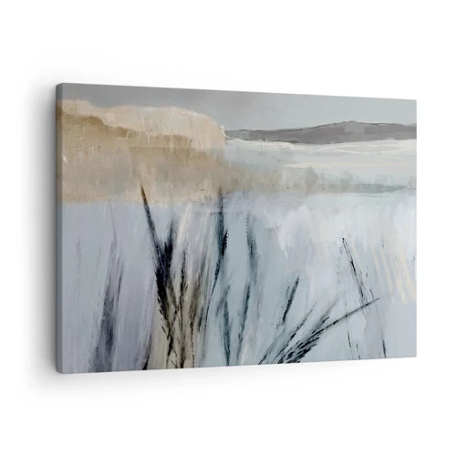 Obraz na plátne - Zimné polia - 70x50 cm