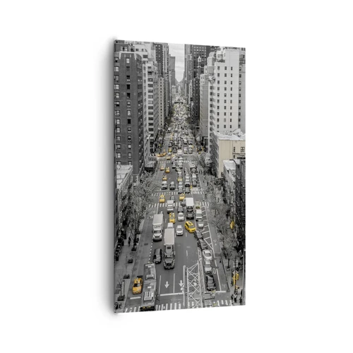 Obraz na plátne - Život New Yorku - 65x120 cm