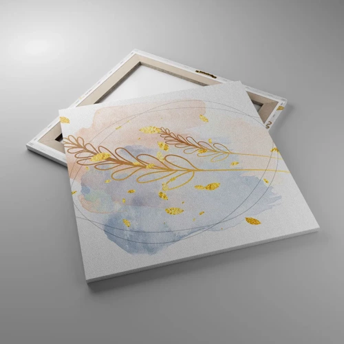 Obraz na plátne - Zlatý závan - 60x60 cm