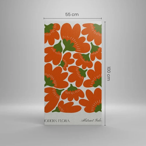 Obraz na plátne - Zo života kvetov - 55x100 cm