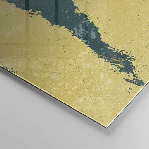 Obraz na skle - Abstrakcia – spomalený pohyb - 140x50 cm