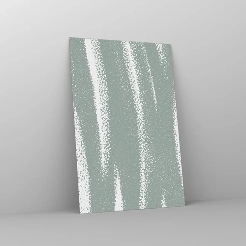 Obraz na skle - Abstrakcia v zimnom štýle - 80x120 cm