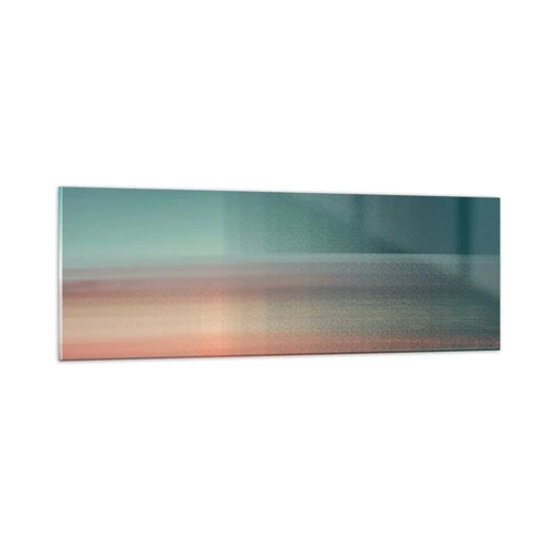 Obraz na skle - Abstrakcia: vlny svetla - 90x30 cm