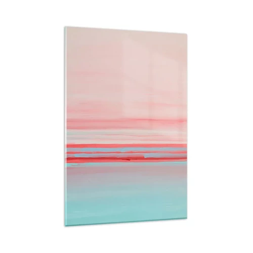 Obraz na skle - Abstrakcia za úsvitu - 80x120 cm