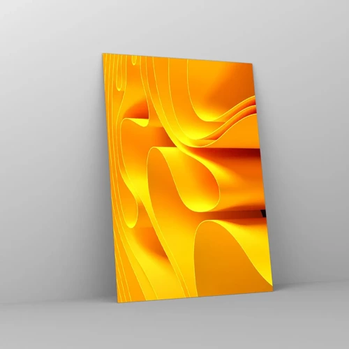 Obraz na skle - Ako slnečné vlny - 70x100 cm