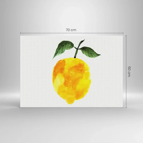 Obraz na skle - Ako spoznať chuť slnka - 70x50 cm