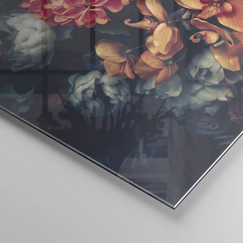 Obraz na skle - Ako u holandských majstrov - 100x40 cm