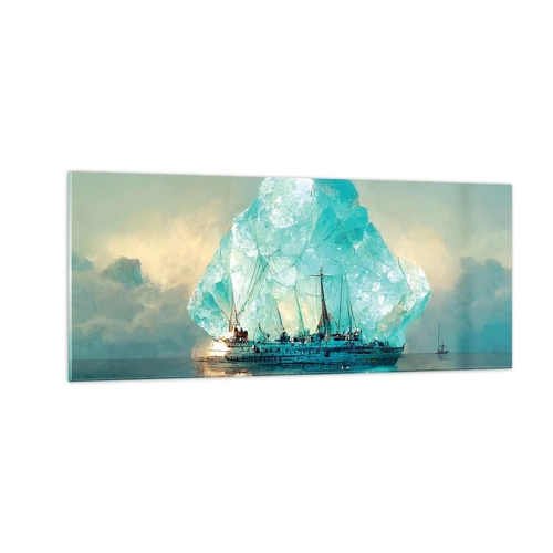 Obraz na skle - Arktický briliant - 100x40 cm