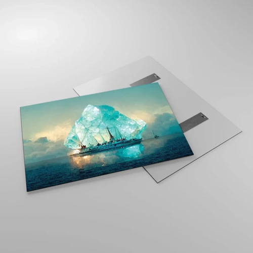 Obraz na skle - Arktický briliant - 100x70 cm