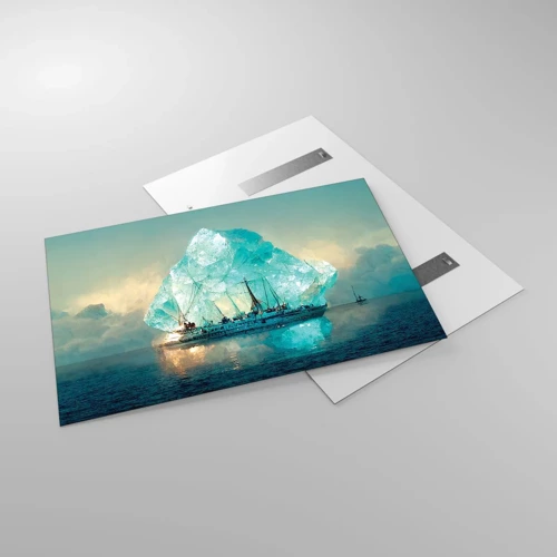 Obraz na skle - Arktický briliant - 120x80 cm