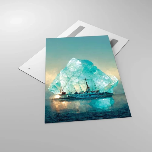 Obraz na skle - Arktický briliant - 80x120 cm