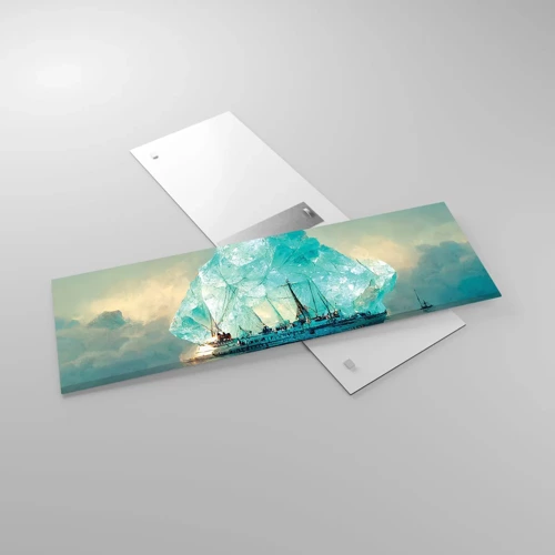 Obraz na skle - Arktický briliant - 90x30 cm