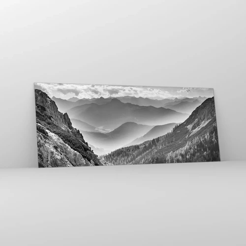 Obraz na skle - Až k horizontu - 100x40 cm