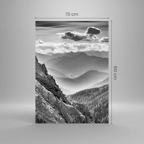 Obraz na skle - Až k horizontu - 70x100 cm