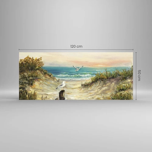 Obraz na skle - Bezvetrie a samota - 120x50 cm