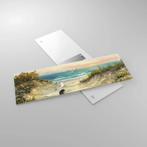 Obraz na skle - Bezvetrie a samota - 90x30 cm