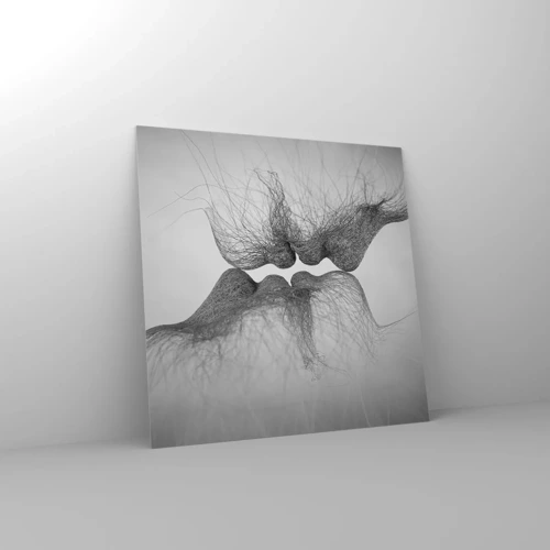 Obraz na skle - Bozk vetra - 50x50 cm