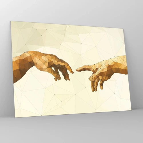 Obraz na skle - Božská geometria - 70x50 cm