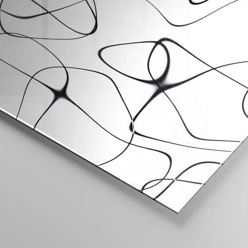 Obraz na skle - Cesty života, zákruty osudu - 50x50 cm