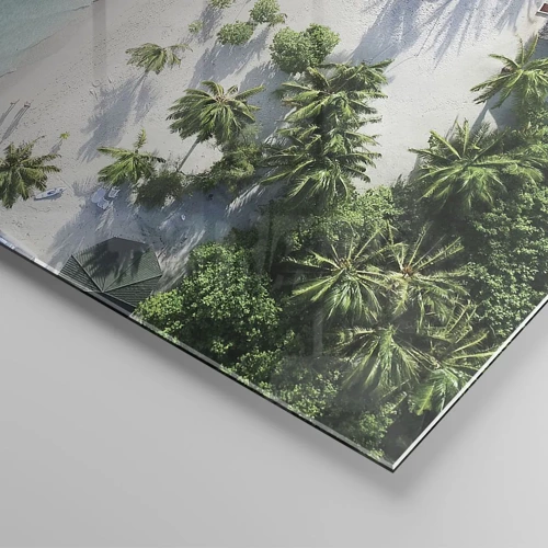 Obraz na skle - Dovolenka v raji - 120x80 cm