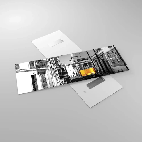 Obraz na skle - Duch Lisabonu - 140x50 cm