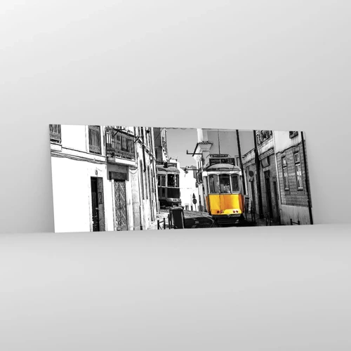 Obraz na skle - Duch Lisabonu - 140x50 cm