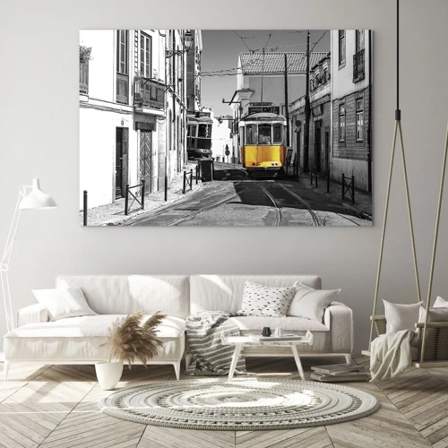 Obraz na skle - Duch Lisabonu - 70x50 cm