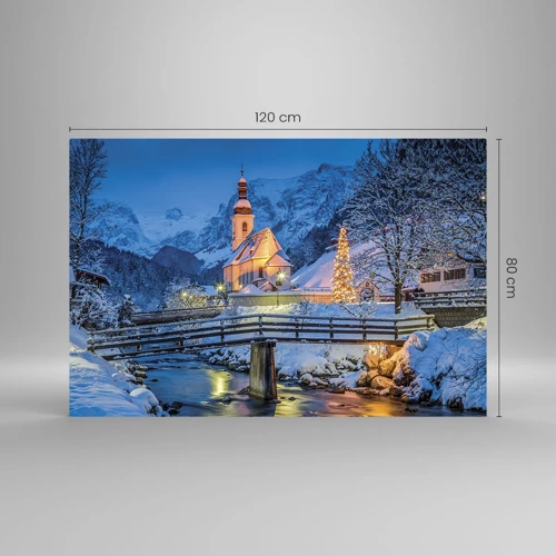 Obraz na skle - Duch Vianoc - 120x80 cm