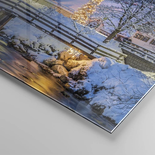 Obraz na skle - Duch Vianoc - 40x40 cm