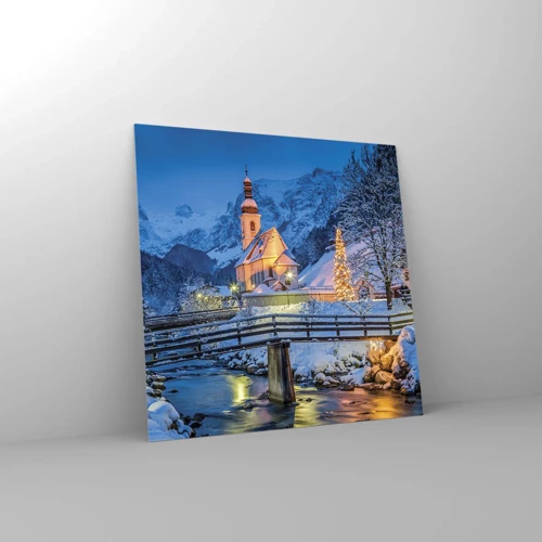 Obraz na skle - Duch Vianoc - 50x50 cm