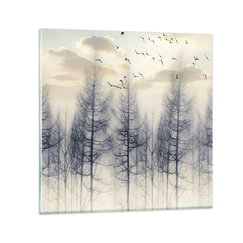 Obraz na skle - Duchovia lesa - 50x50 cm