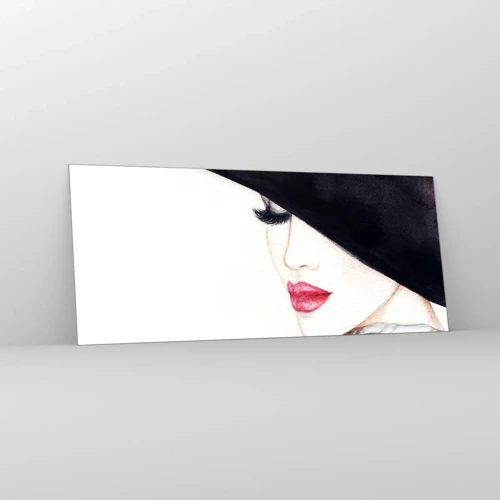 Obraz na skle - Elegancia a zmyselnosť - 120x50 cm